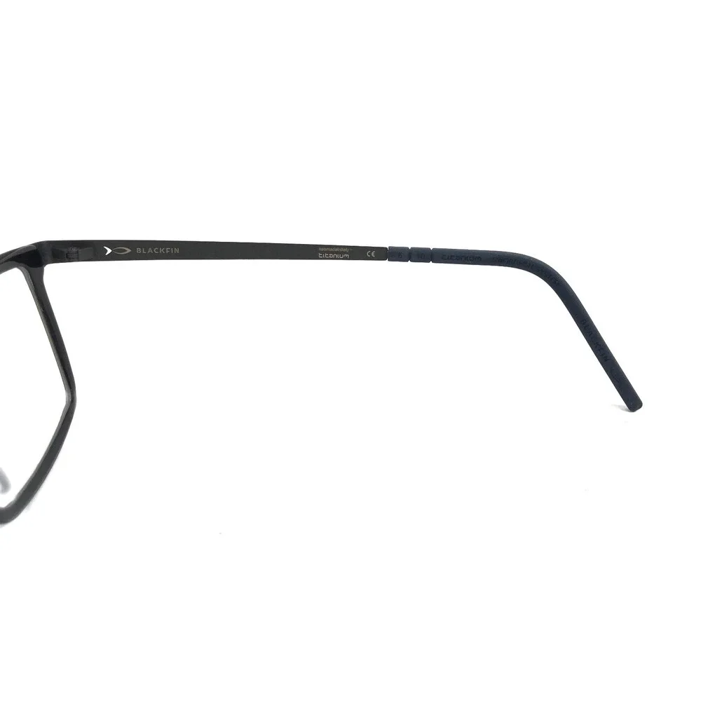 Blackfin Eyeglasses Frames BF805 ROCKLAND COL.655 Black Gray Rectangle 53-20-145